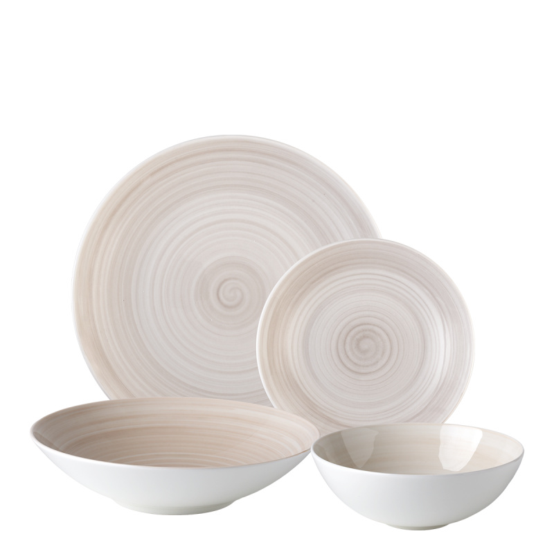 Service d'assiettes 16 pcs | Premium Platinum Line Rocca