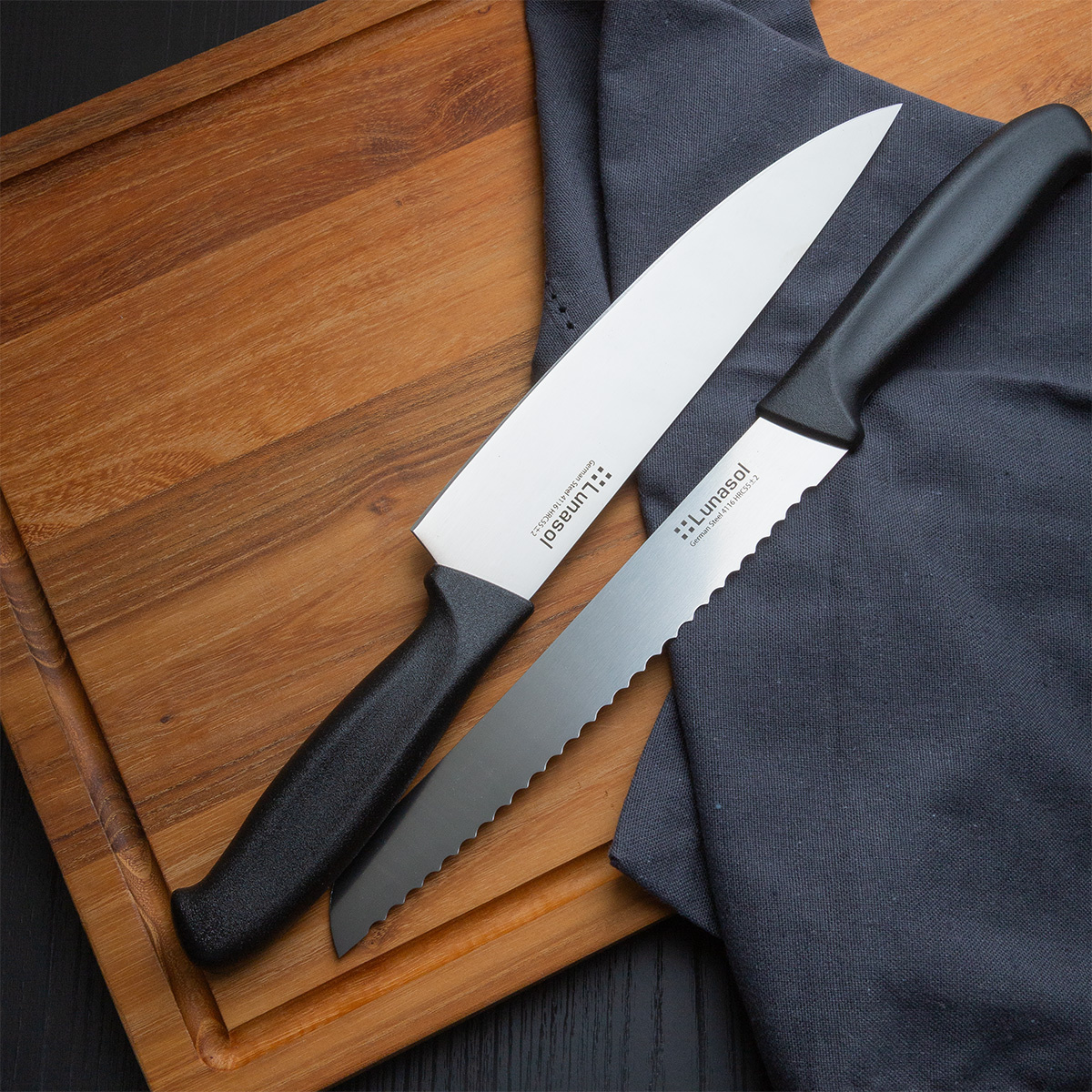Couteau à pain 20 cm | Basic Lunasol