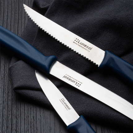 Couteau de cuisine 7,8 cm sans dents | Master Blue