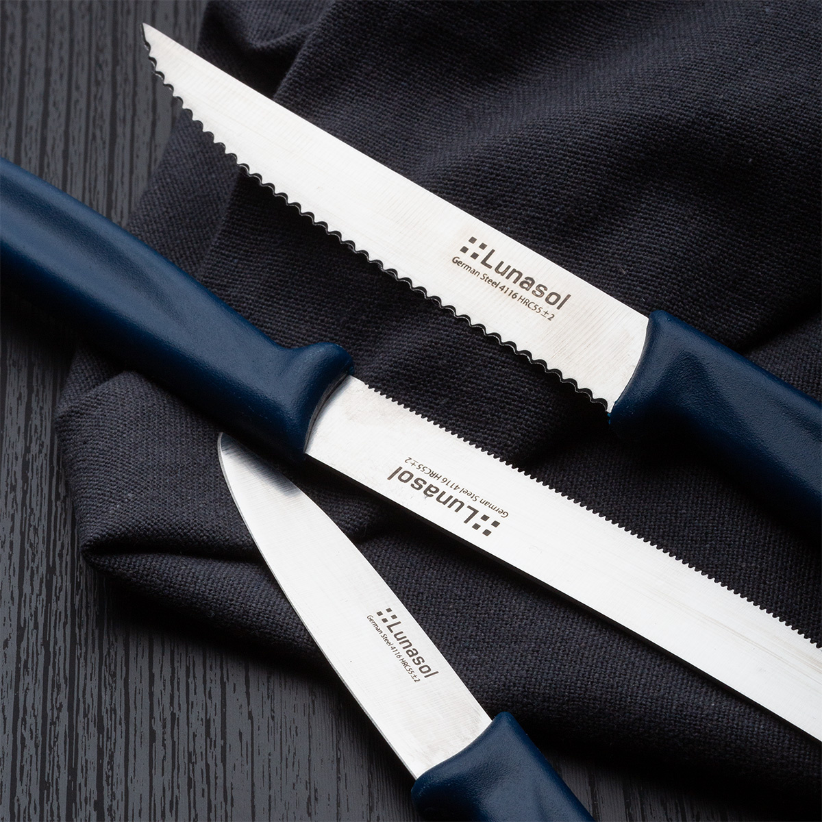 Couteau de cuisine 7,8 cm sans dents | Master Blue