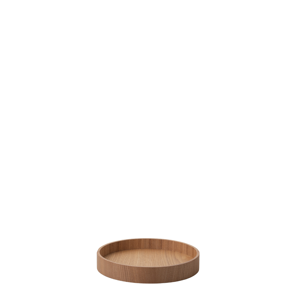 Plateau rond Ø 22 cm, H : 3.5 cm – Elements Wood frêne