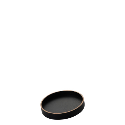 Plateau rond Ø 22 cm, H : 3.5 cm – Elements Wood Wengue