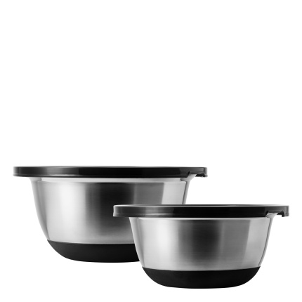 Set de bols mélangeurs avec couvercle 4 pcs – Basic Kitchen