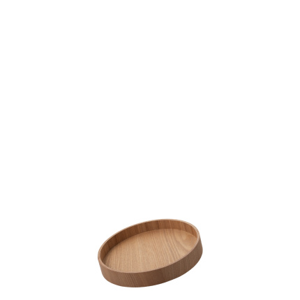 Plateau rond Ø 22 cm, H : 3.5 cm – Elements Wood frêne