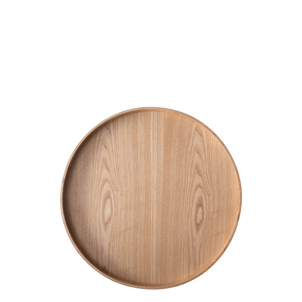 Plateau rond Ø 40 cm, H : 3.5 cm – Elements Wood frêne