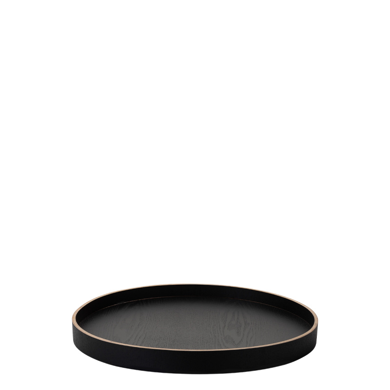 Plateau rond Ø 40 cm, H : 3.5 cm – Elements Wood Wengue