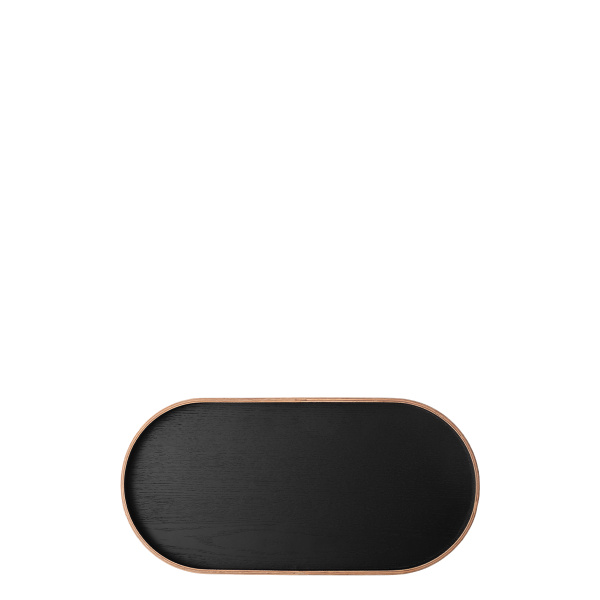 Plateau ovale 40 x 20 x 3 cm – Elements Wood Wengue