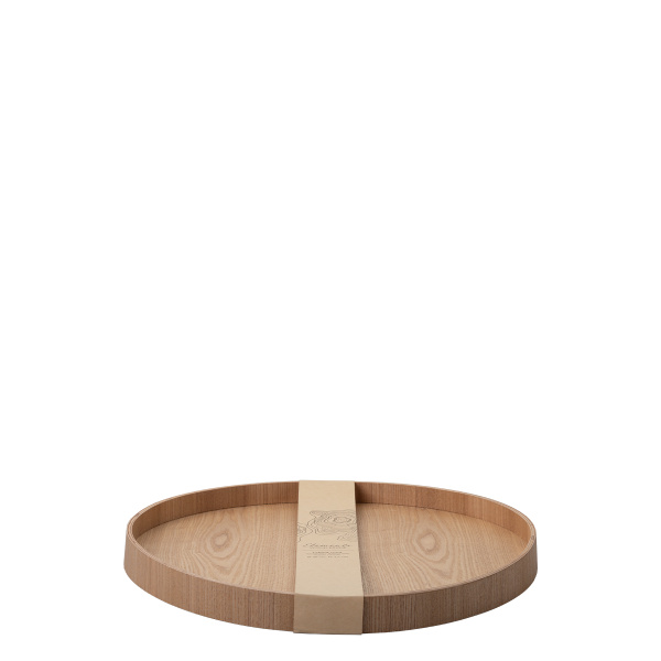 Plateau rond Ø 40 cm, H : 3.5 cm – Elements Wood frêne