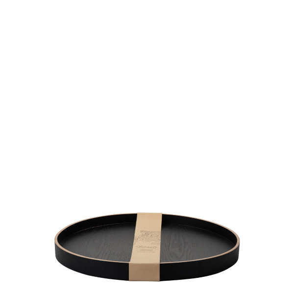 Plateau rond Ø 40 cm, H : 3.5 cm – Elements Wood Wengue