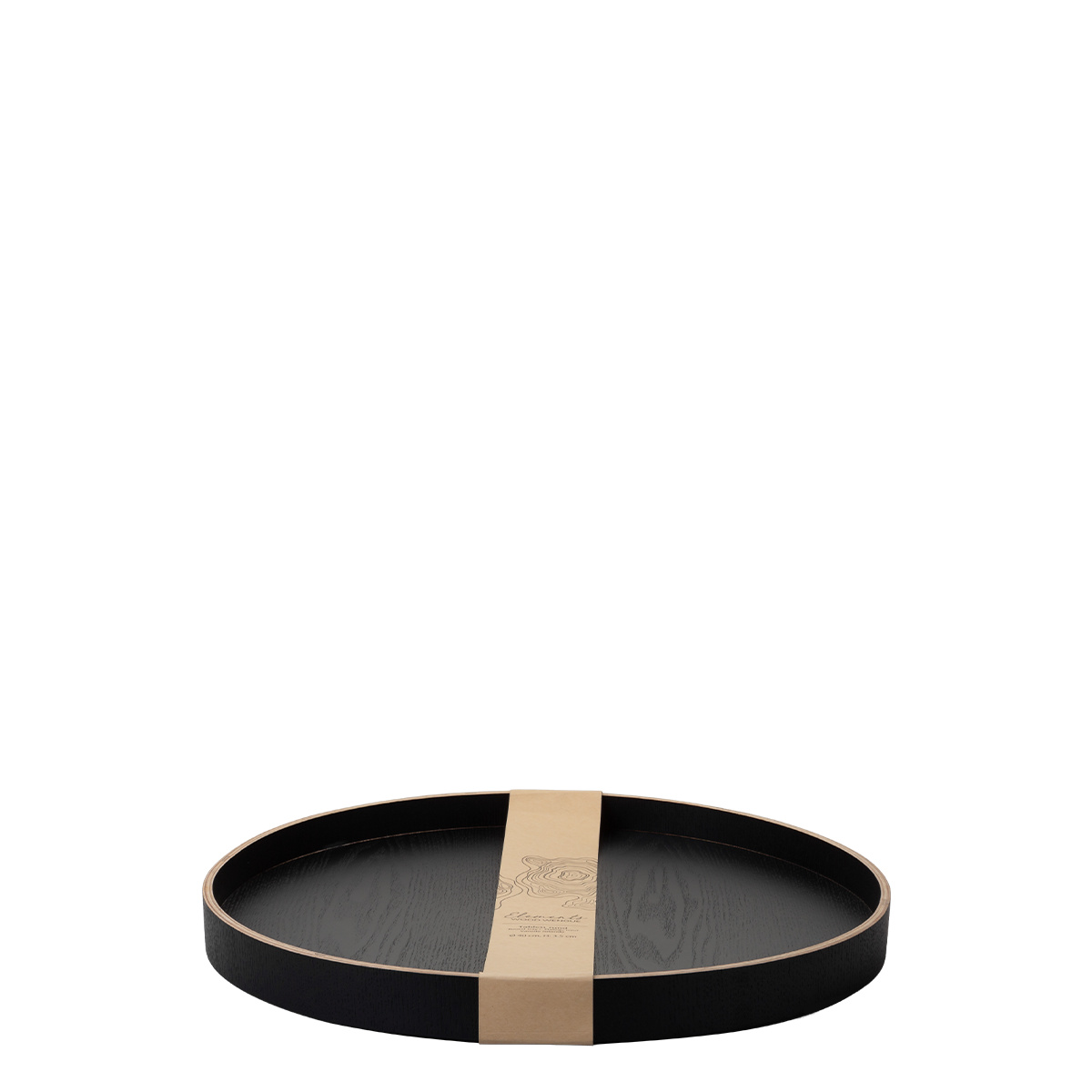 Plateau rond Ø 40 cm, H : 3.5 cm – Elements Wood Wengue