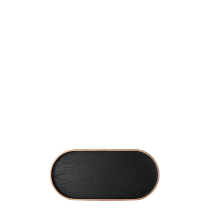 Plateau ovale 35.5 x 16.5 x 2.5 cm – Elements Wood Wengue