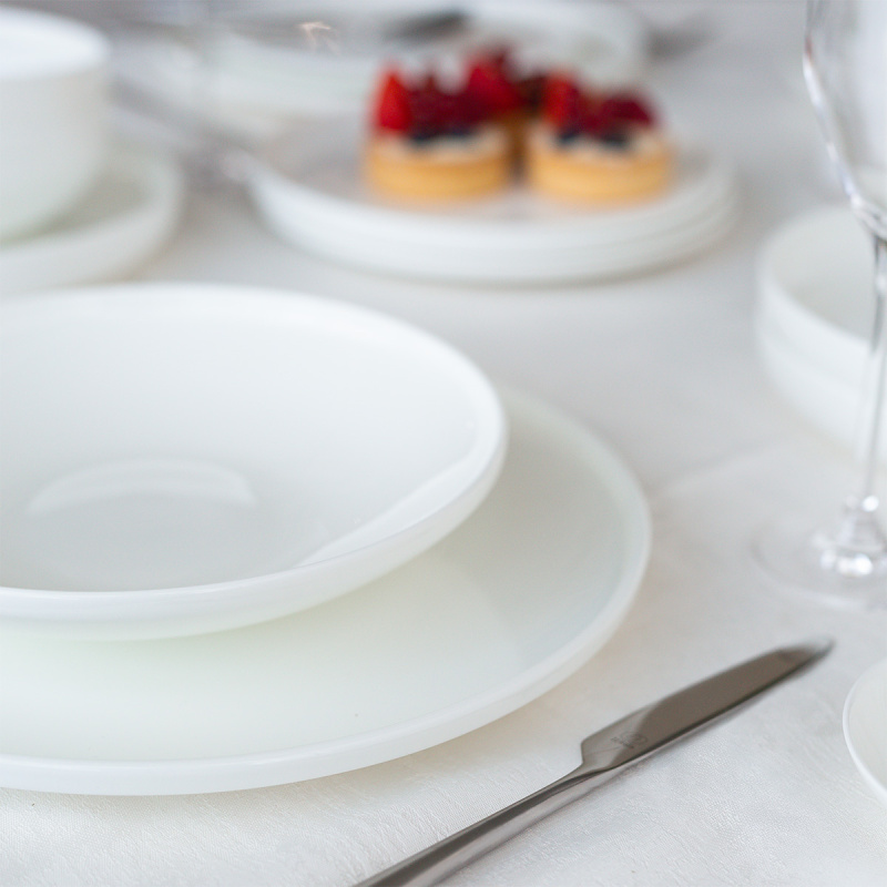 Assiette plate U-Coupe 27 cm – Premium Modern Platinum Line