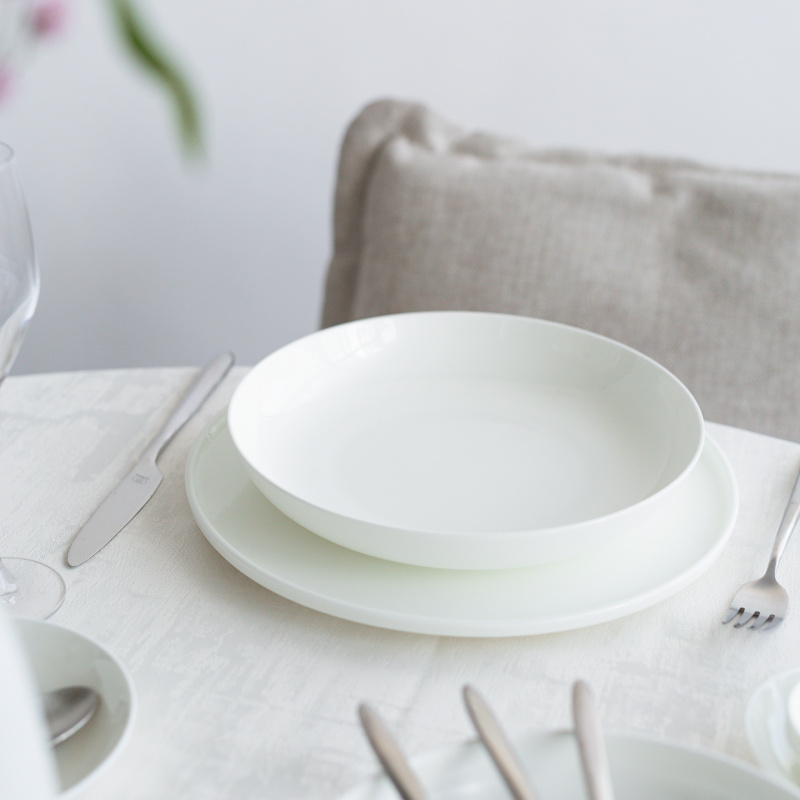 Ensemble de 18 assiettes – Premium Modern Platinum Line