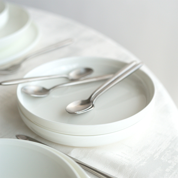 Assiette creuse U-Coupe 20,5 cm H : 3 cm – Gamme Premium Moderne Platine