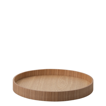Plateau rond Ø 30 cm, H : 3.5 cm – Elements Wood frêne