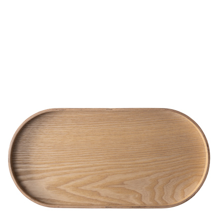Plateau ovale 40 x 20 x 3 cm – Elements Wood frêne