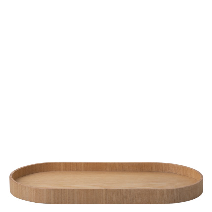 Plateau ovale 40 x 20 x 3 cm – Elements Wood frêne
