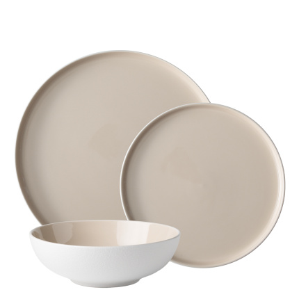 Set d'assiettes 12 pcs — Fine Dining Ash