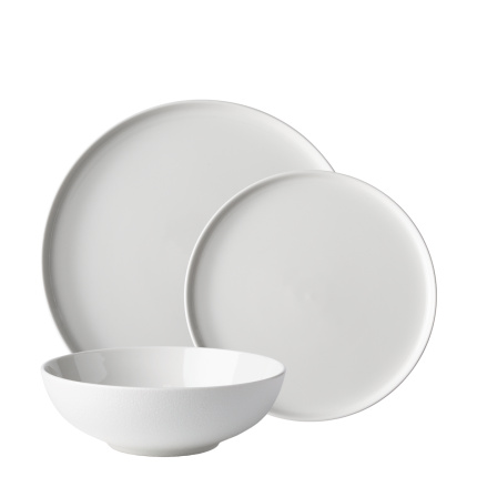 Set d'assiettes 12 pcs — Fine Dining White