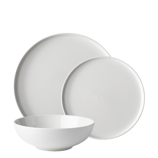Set d'assiettes 12 pcs — Fine Dining White