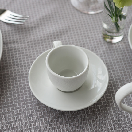Sous-tasse à moka 12 cm — Fine Dining White Frosty