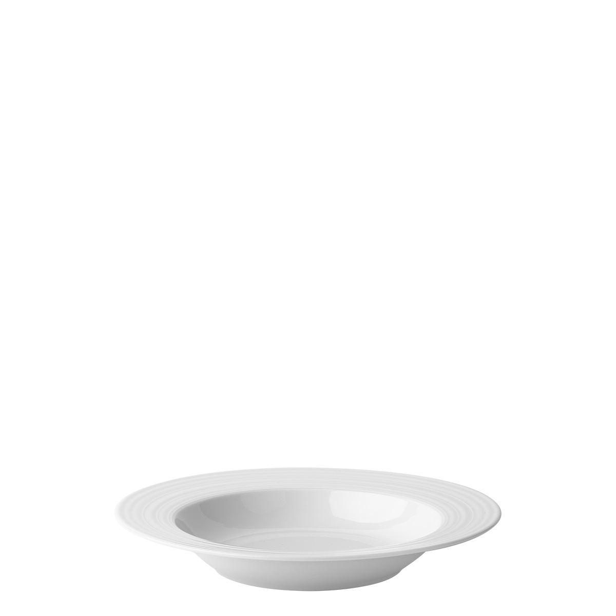 Assiette creuse avec bord Deco 22 cm lot de 6 pcs – UNIVERS blanc