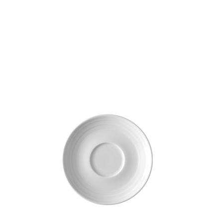 Soucoupe à café avec bord Deco 14,5 cm lot de 6 pcs – UNIVERS blanc