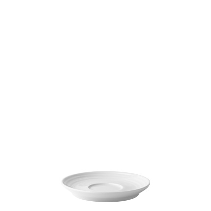 Soucoupe à café avec bord Deco 14,5 cm lot de 6 pcs – UNIVERS blanc