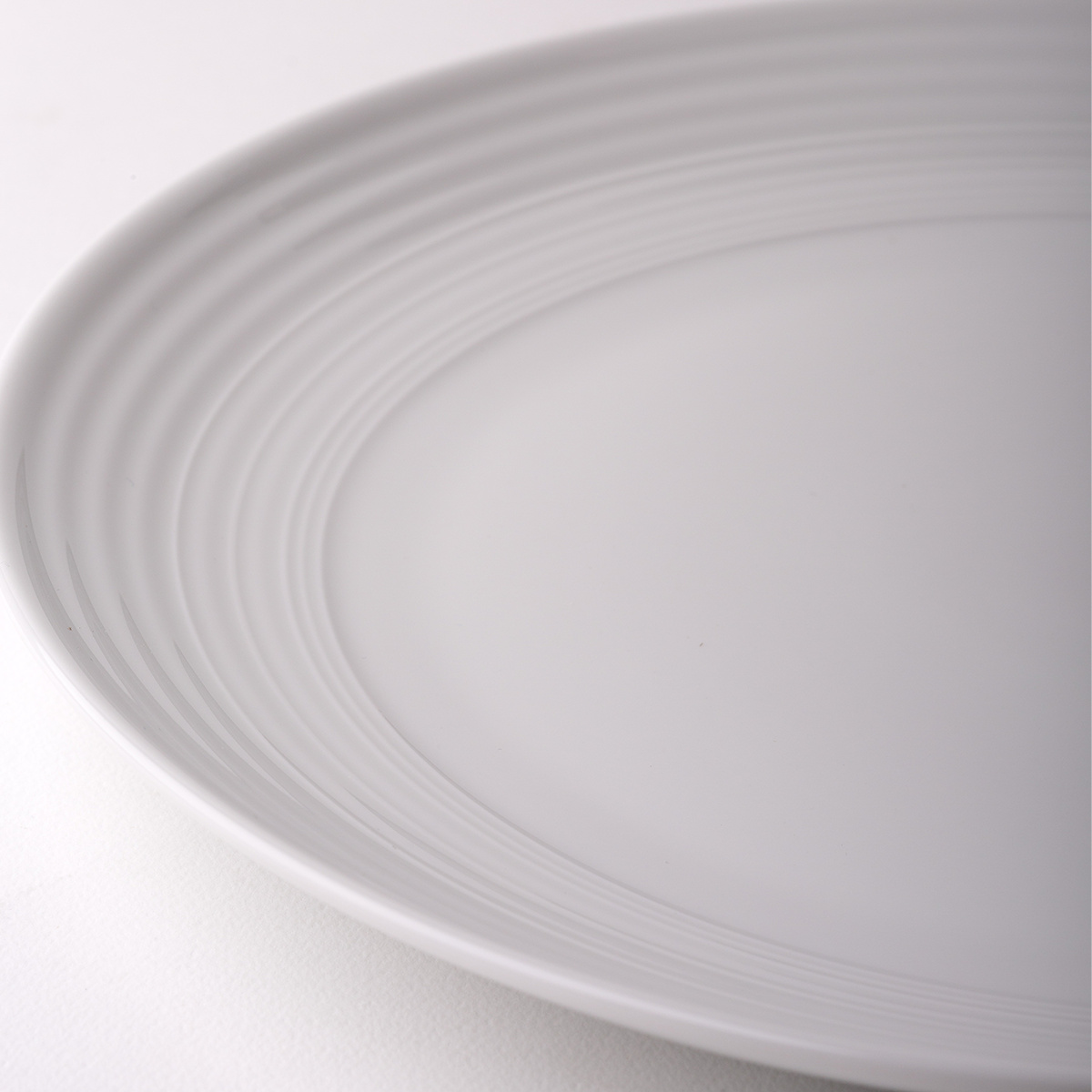 Assiette plate Coupe classic Deco 27 cm lot de 6 pcs – UNIVERS blanc