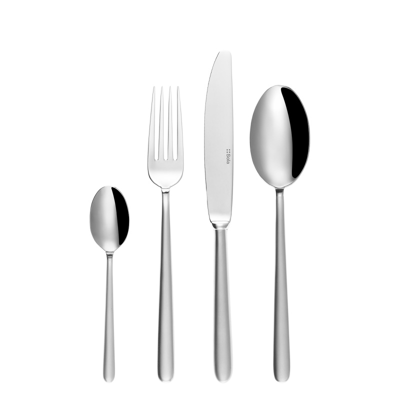 Ensemble de couverts à dessert 24 pcs – Monaco Quarz
