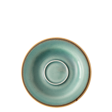 Soucoupe à café 15,5 cm - Gaya Sand turquoise