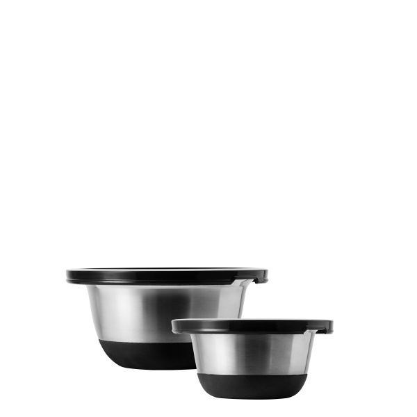 Set de bols mélangeurs avec couvercle 4 pcs – Basic Kitchen