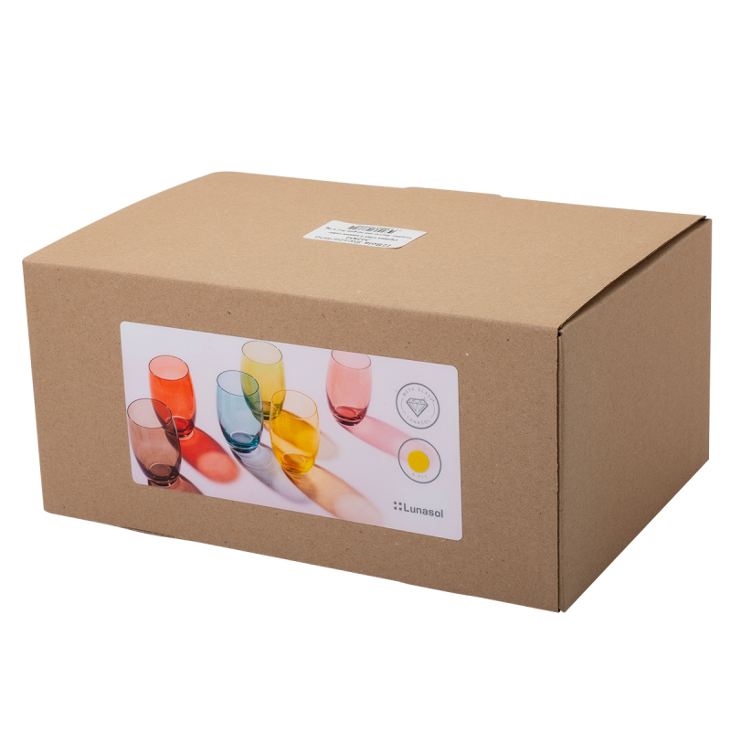 Verres Tumbler burgundy 460 ml 6 pcs - Optima Glas Lunasol