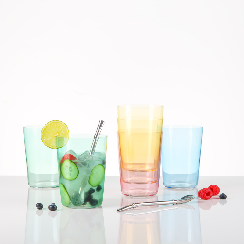 Longdrink 515 ml gris clair - 21st Century Glas Lunasol Color