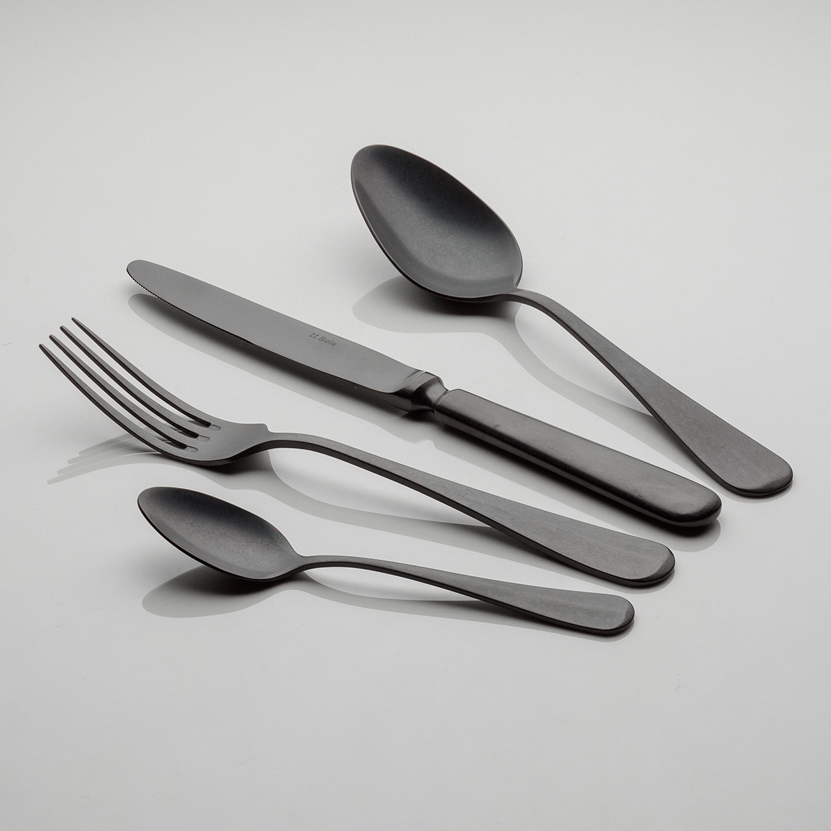 Ménagère 24 pièces - Baguette Vintage noir