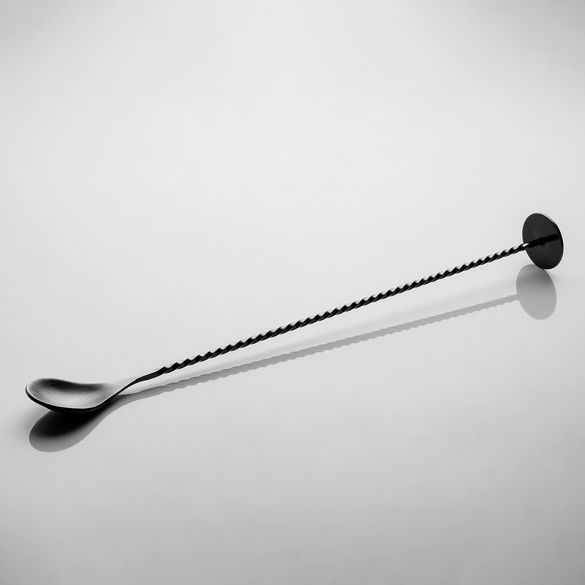 Cuillère à mélange PVD noir mat 28 cm – Basic Bar
