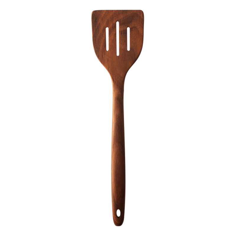 Spatule ajourée Teak 30,5 x 7,4 x 1,9 cm - GAYA Wooden