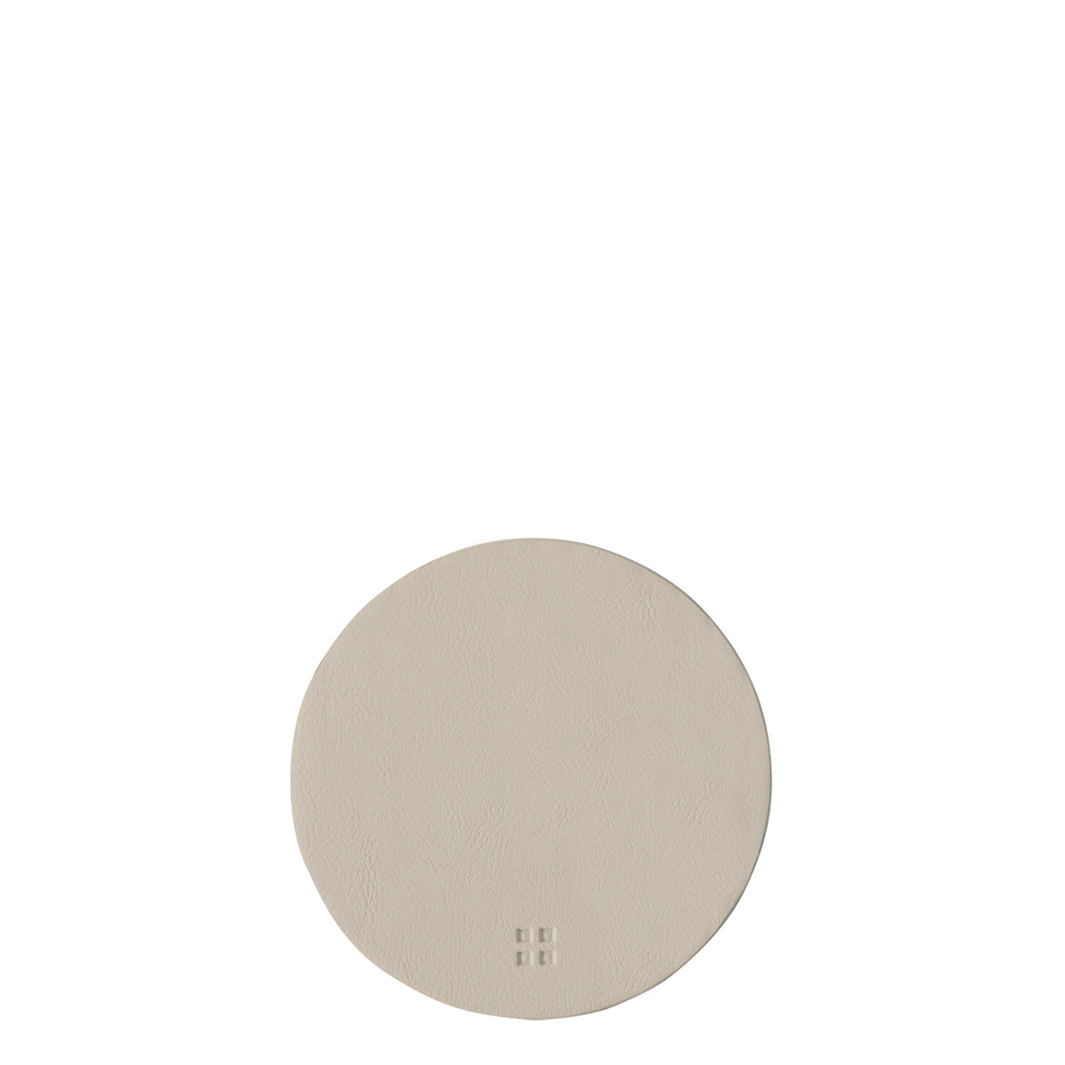 Dessous de verre rond en PVC sable ø 11 cm - Elements Ambiente