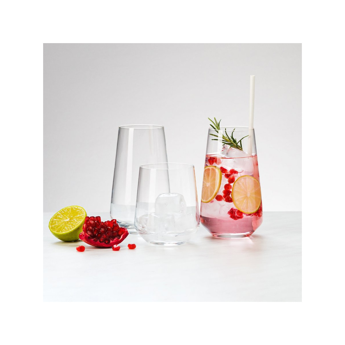 Verres Tumbler 500 ml set de 4 - Century Glas Lunasol META Glass