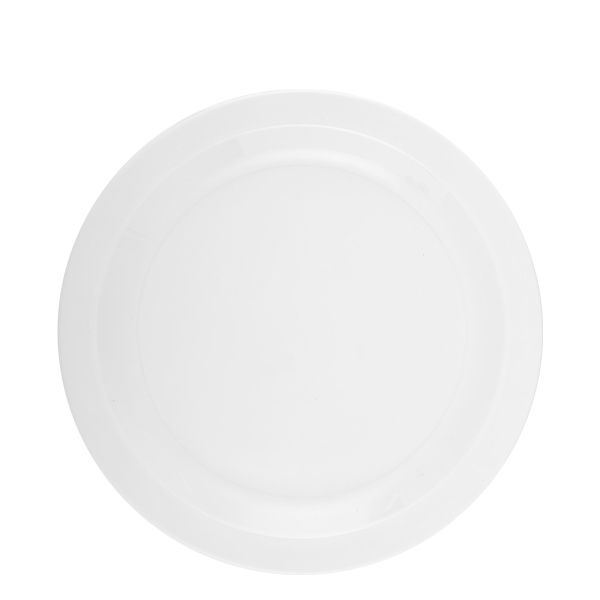 Assiette plate à bord 24 cm – Tosca blanc