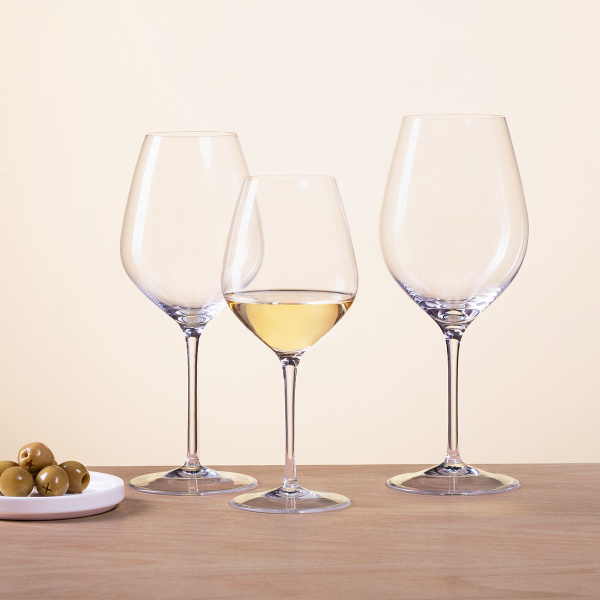 Verres à vin rouge 570 ml lot de 6 - Optima Glas Lunasol