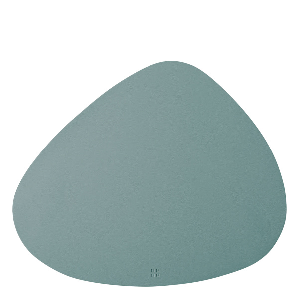 Set de table triangle en PVC bleu clair 45 x 37 cm - Elements Ambiente
