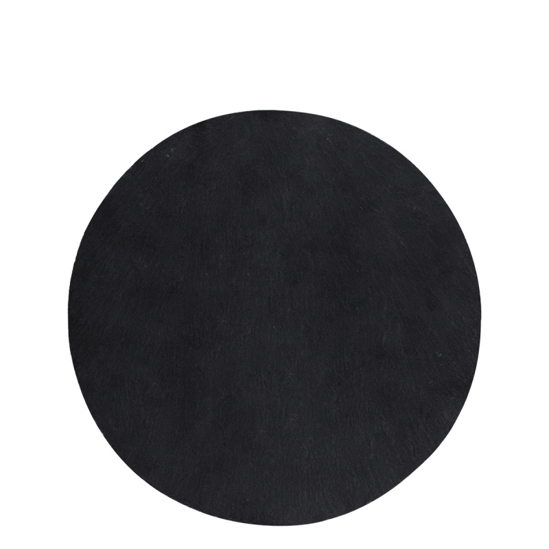 Plateau rond en ardoise - Flow