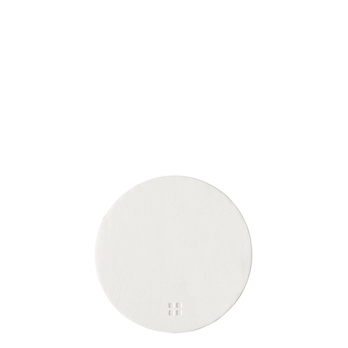 Dessous de verre rond en PVC blanc ø 11 cm - Elements Ambiente