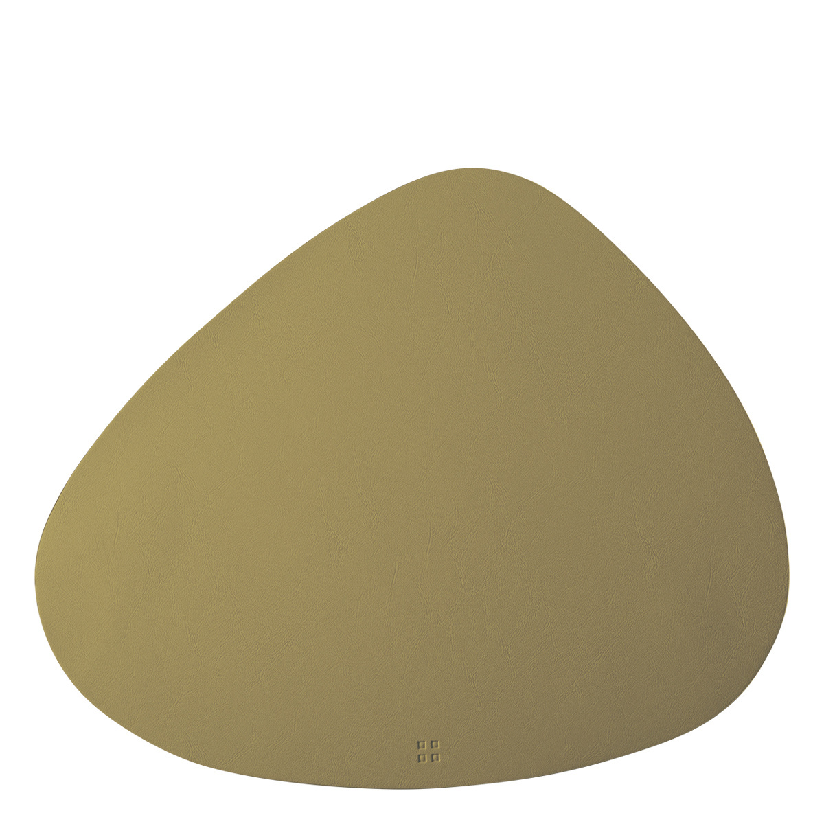 Set de table triangle en PVC doré 45 x 37 cm - Elements Ambiente