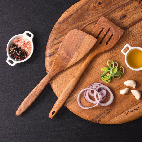 Spatule Teak 30,5 x 7,3 x 1,9 cm - GAYA Wooden