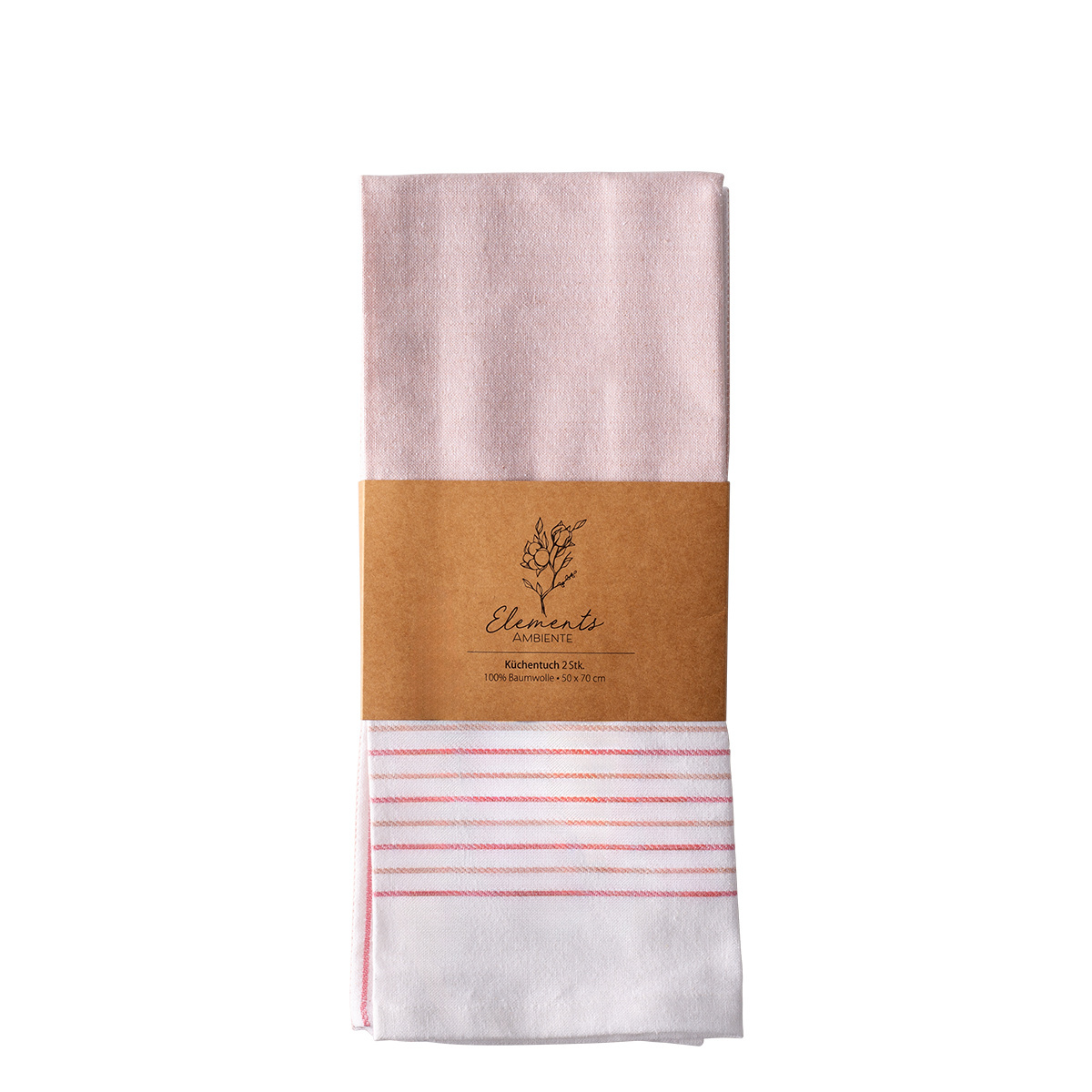 Torchons de cuisine vieux rose 50 x 70 cm 2 pcs – Elements Ambiente
