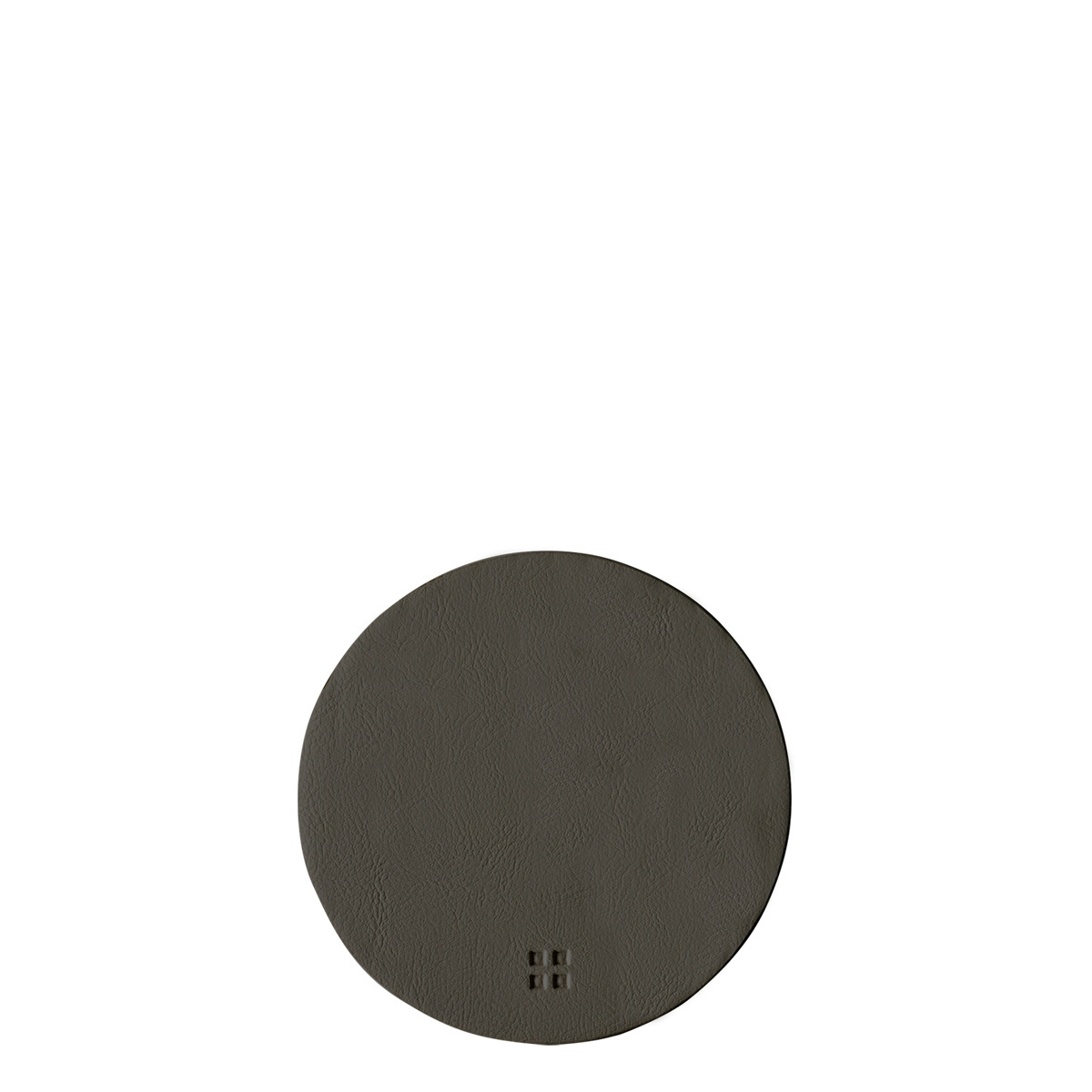 Dessous de verre rond en PVC anthracite ø 11 cm - Elements Ambiente