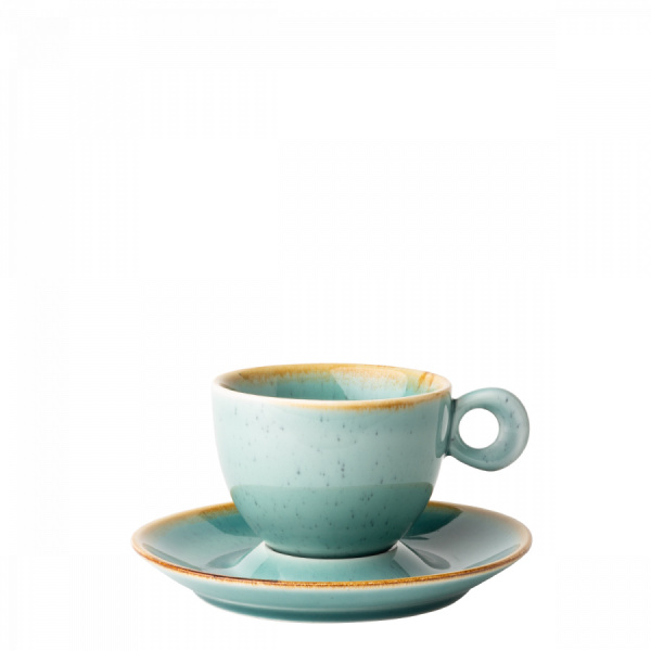 Sous-tasse à café - Gaya Sand turquoise Lunasol