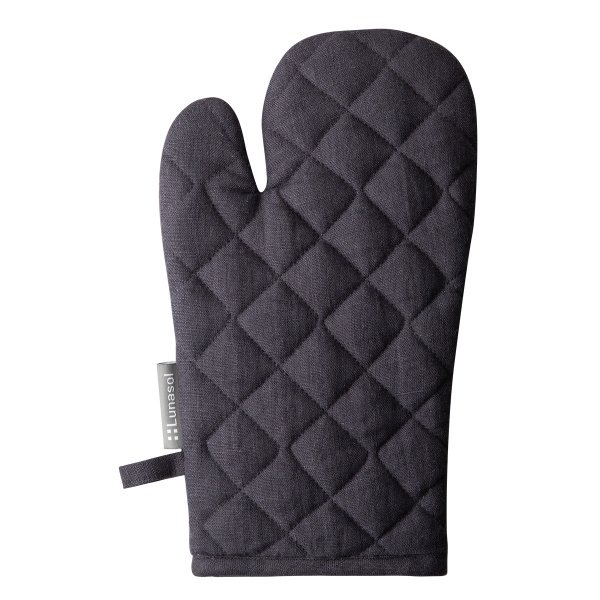 Gant de cuisine anthracite 19 x 32 cm - Gaya Ambiente